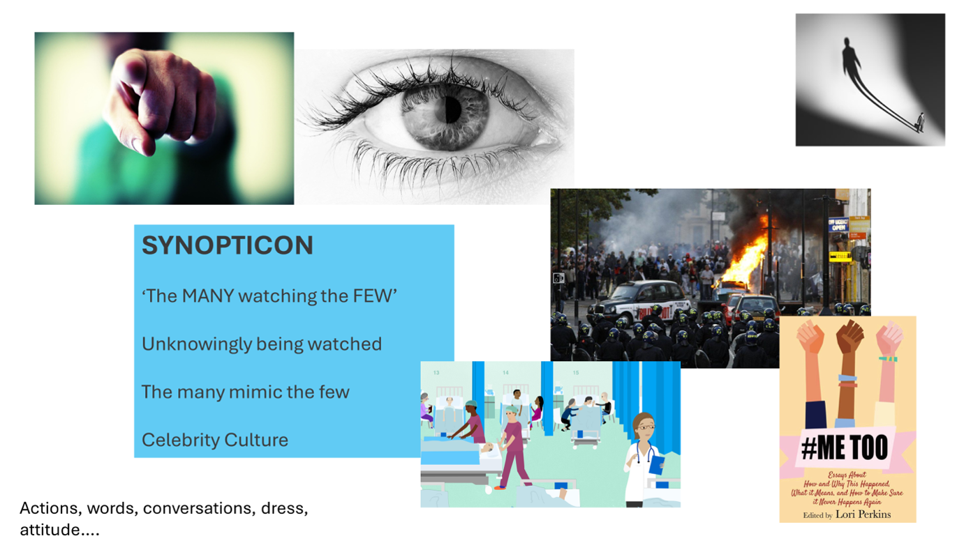 Synopticon: the many watching the few.