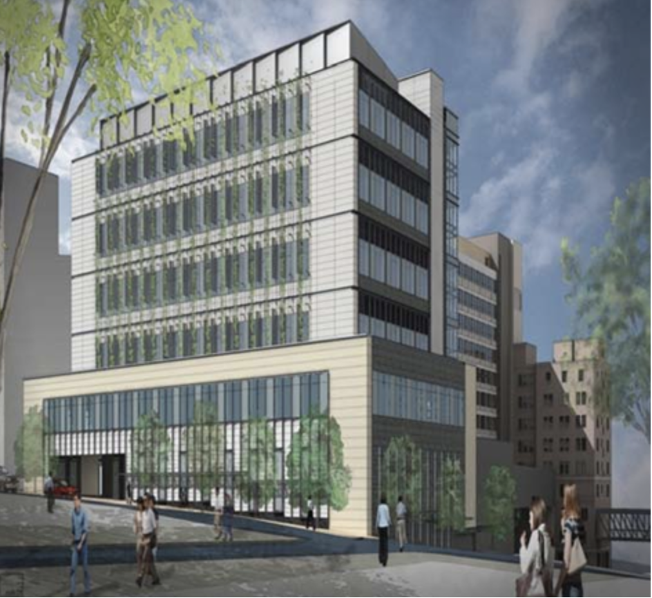Drawing of the VMMC building.